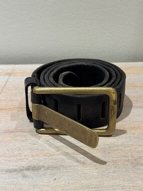 Free People We The Free Jona Belt in Black + Belt Bag- Sz. Small/ Medium - VGUC